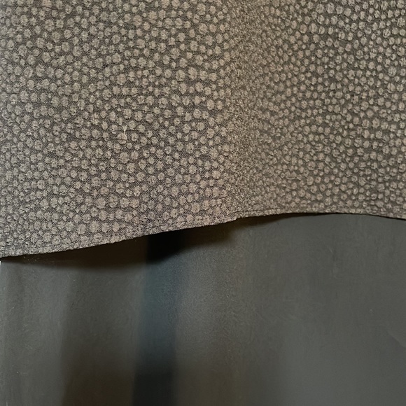 Alfani Plus Black Double Layered Tank Top Zipper Back Size 14 - Picture 3 of 6